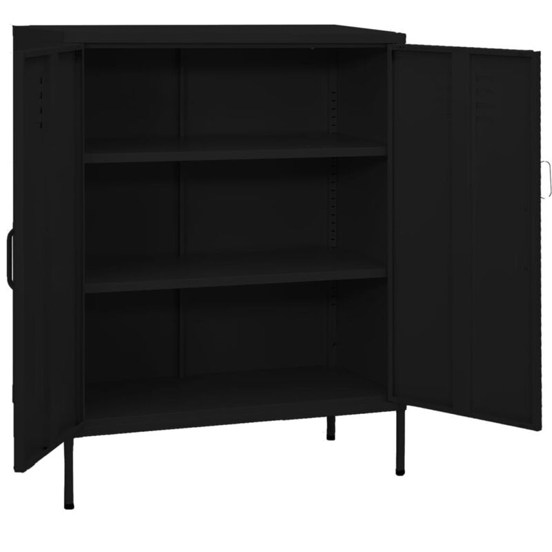 vidaXL Storage Cabinet 31.5"x13.8"x40" Steel
