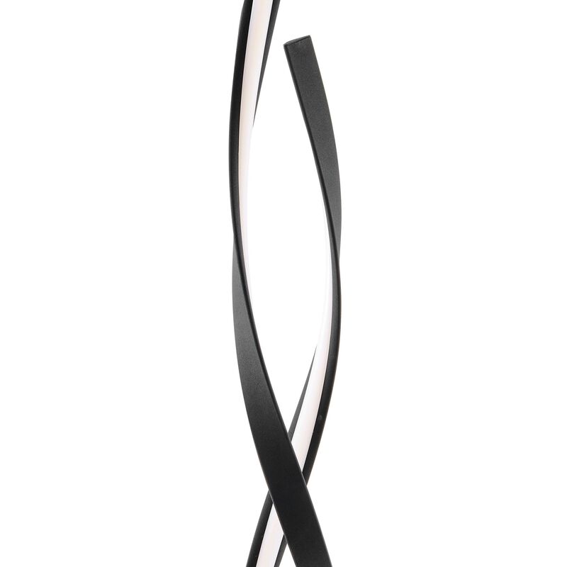 Vienna Floor Lamp Matte Black Metal Dimmable Integrated LED
