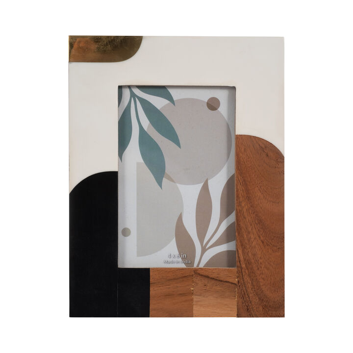 4"x6" Resin Mid-Century Frame
