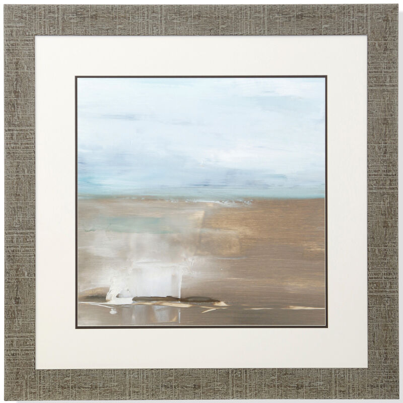 FRAMED PRINT UNDER GLASS