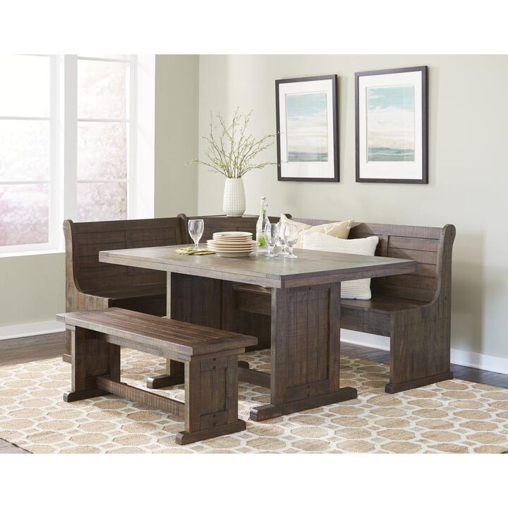 Sunny Designs Wood Breakfast Nook Dining Set