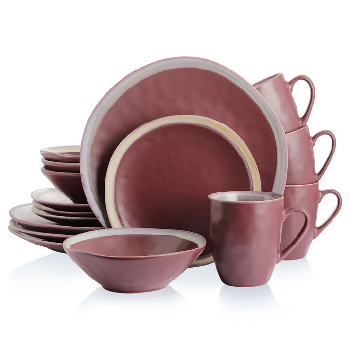 Stone Lain Serafina Stoneware 16 Piece Dinnerware Set
