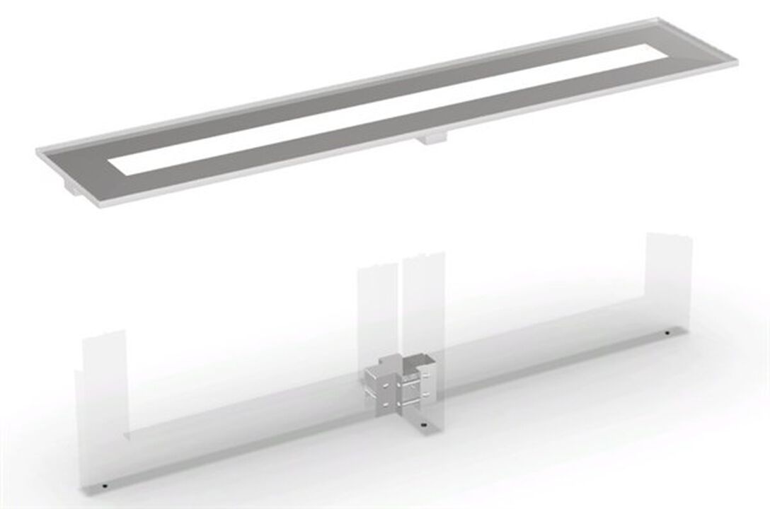 Nova Console Table with Glass Top