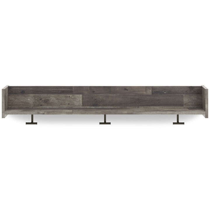 Neilsville Wall Mounted Coat Rack w/Shelf