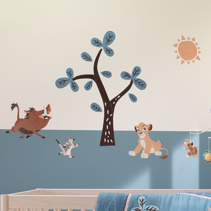 Disney Baby Lion King Adventure Wall Decals  by  Lambs & Ivy - Blue, Brown