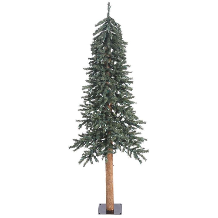 Vickerman  Natural Bark Alpine Tree - 6 ft. x 33 in.