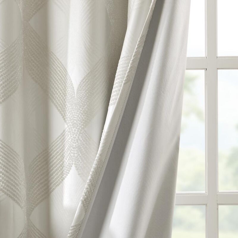 Belen Kox Ivory Total Blackout Window Panel, Belen Kox