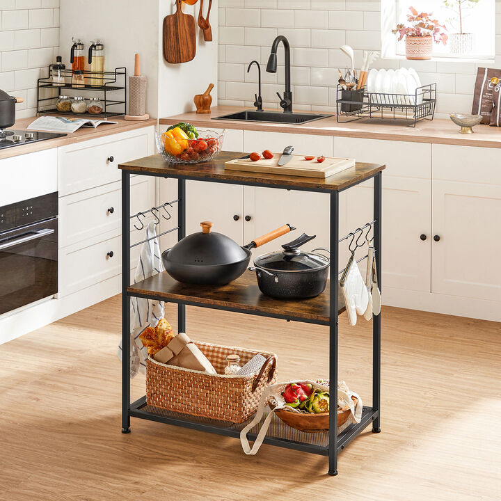 Versatile Metal Baker’s Rack for Kitchen Storage and Organization