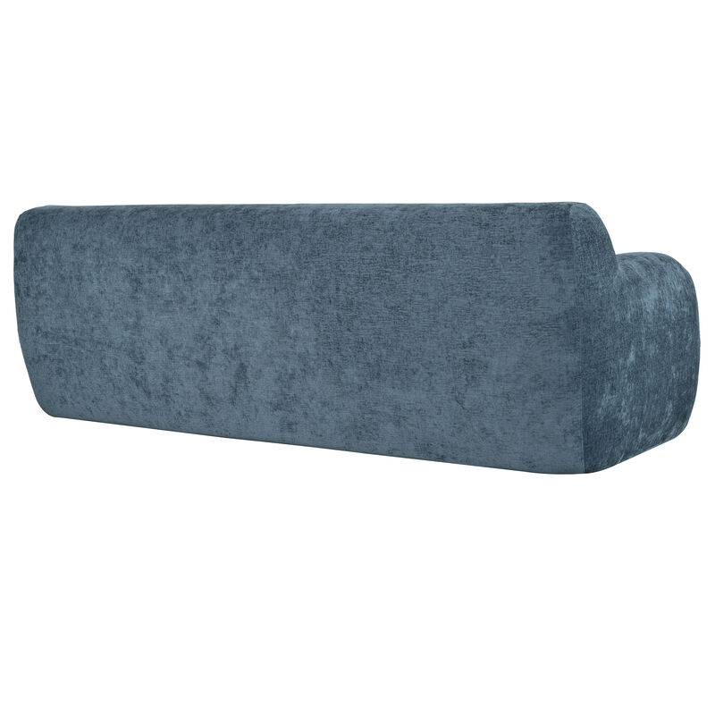Merax Minimalist Curved Upholstered Sofa