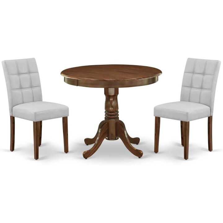3 Piece Modern Dining Set consists A Dinning Table