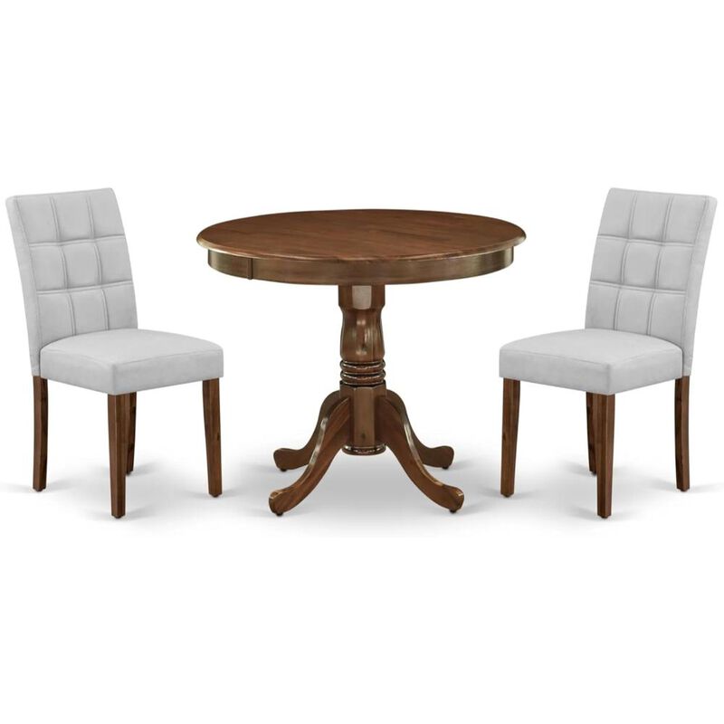 3 Piece Modern Dining Set consists A Dinning Table