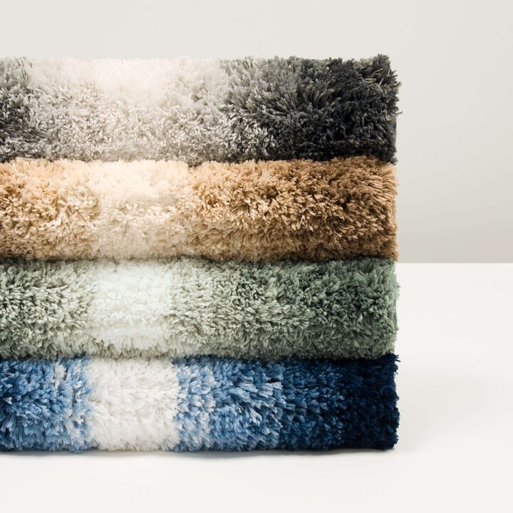 Ombre Border Twilight 1' 5" x 2' Bath Mat
