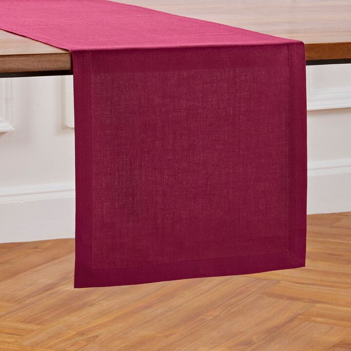 Solino Home 100% Pure Linen Table Runner | Diana
