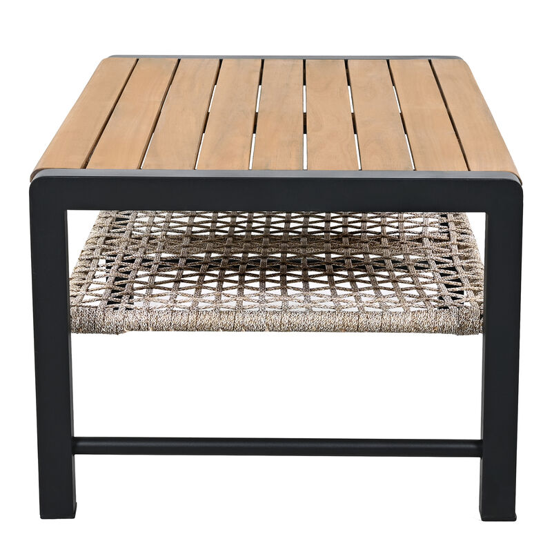 Merax 4 Pieces Outdoor Sectional Sofa Cnversation Set