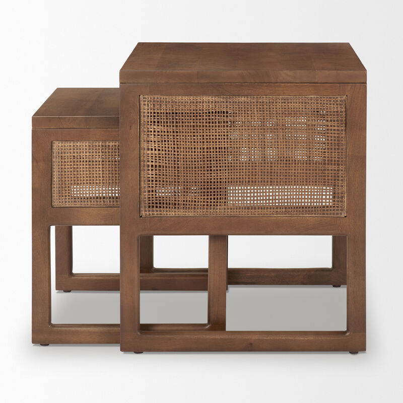 Grier Brown Nest Accent Table