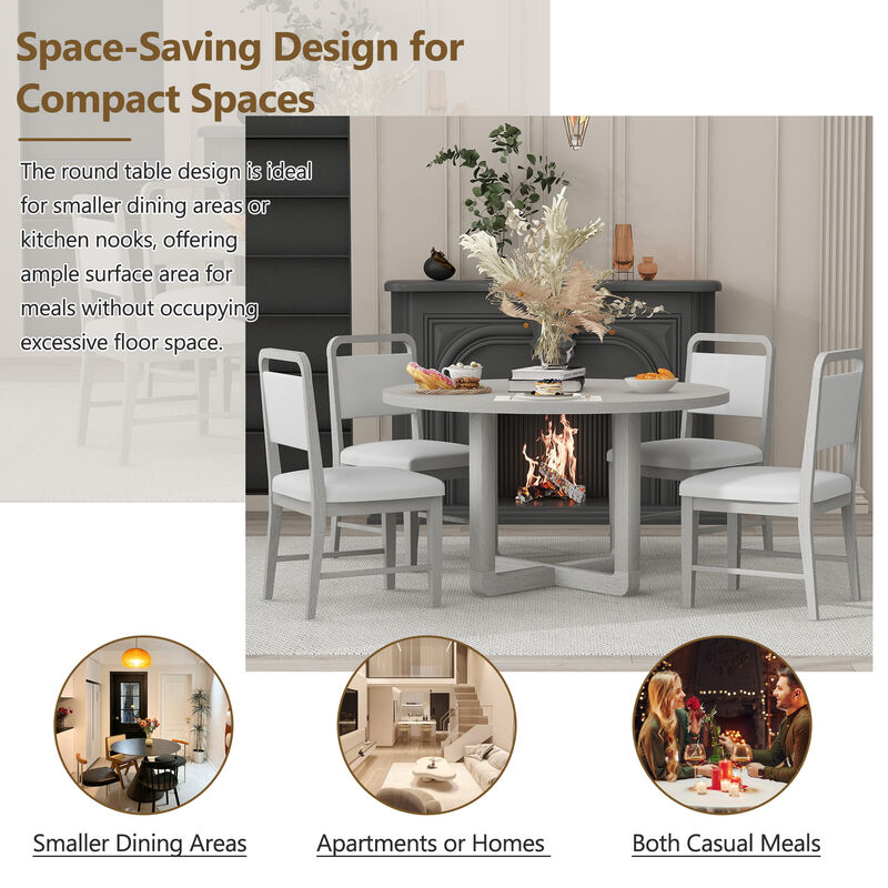 Merax 5-Piece Retro Dining Set