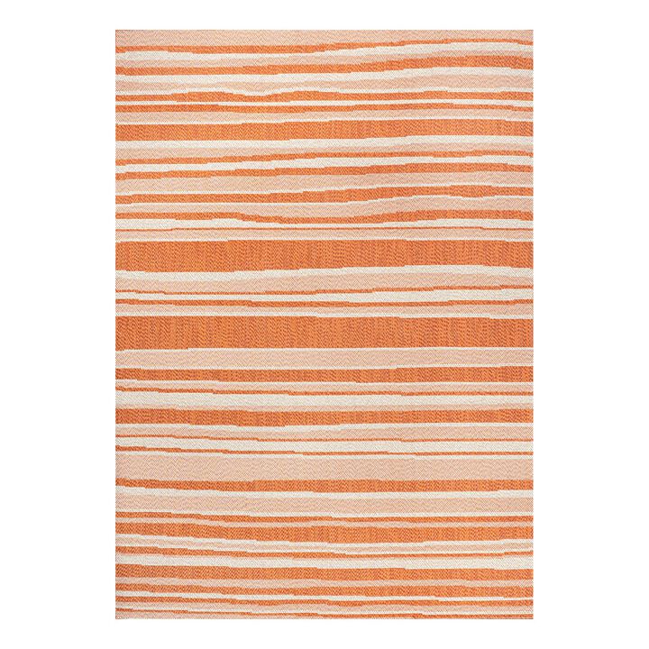 Castara Wavy Stripe Modern Indoor/Outdoor Area Rug
