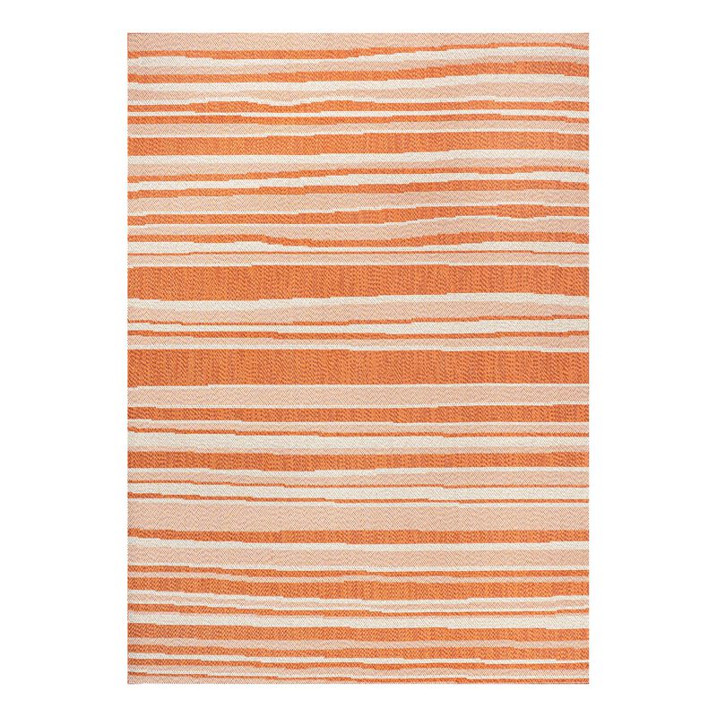 Castara Wavy Stripe Modern Indoor/Outdoor Area Rug