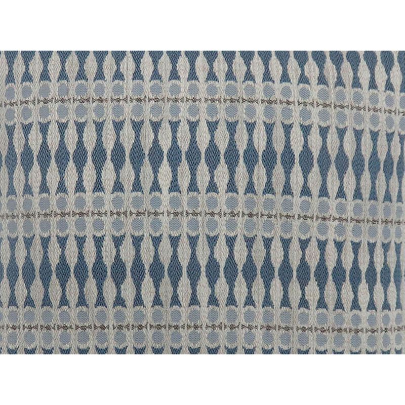 Contemporary Style Simple Traditionally Designed Set of 2 Throw Pillows, Blue-Benzara