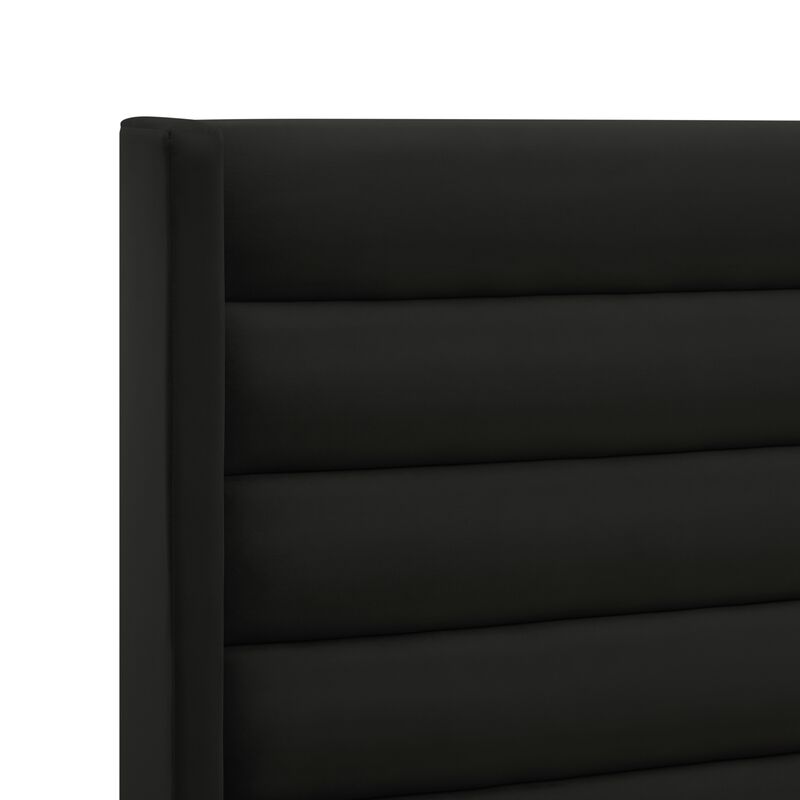 Inspired Home Ames Velvet Platform Bed