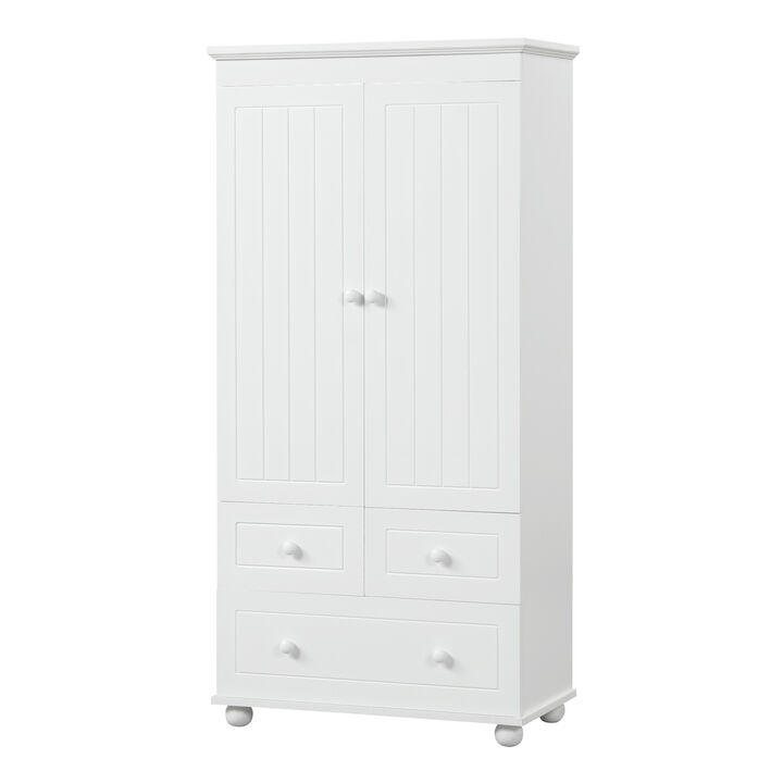 Merax Bathroom Storage Cabinet with Three Drawers