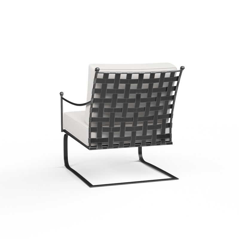Provence Club Rocker in Canvas Flax w/ Self Welt