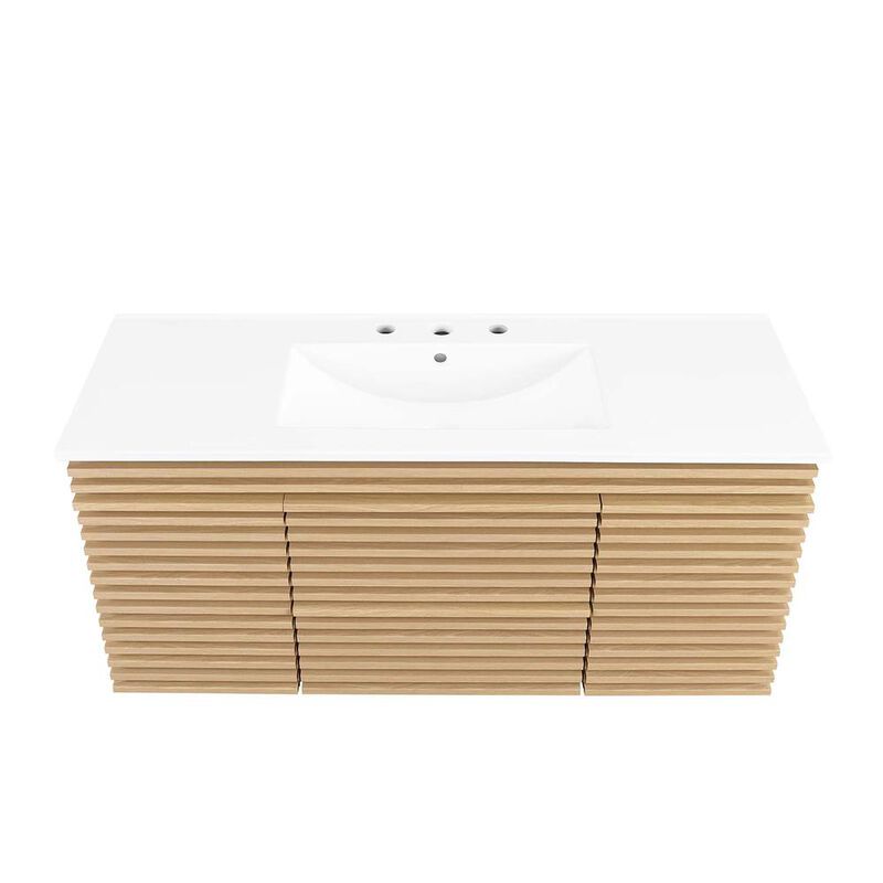 Modway Render 48 Wall-Mount Bathroom Vanity