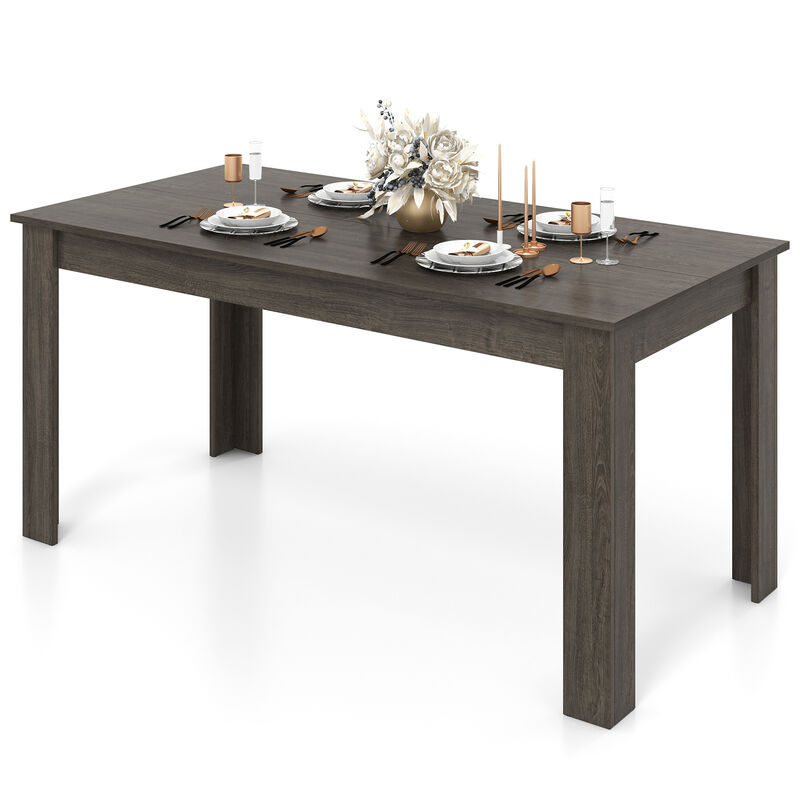 63-Inch Modern Rectangular Dining Table – Sleek Kitchen Table for Contemporary Spaces