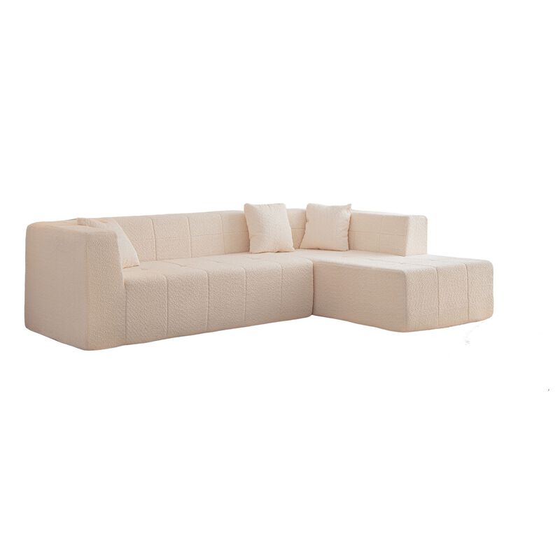 Merax Modular L-Shaped Sectional Floor Sofa Couch