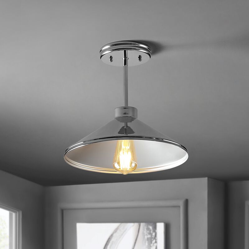 Cisco Iron Modern Farmhouse LED Semi Flush Mount