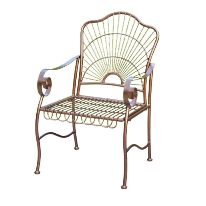 Sun Ray Iron Dining Chair (Set of 2)