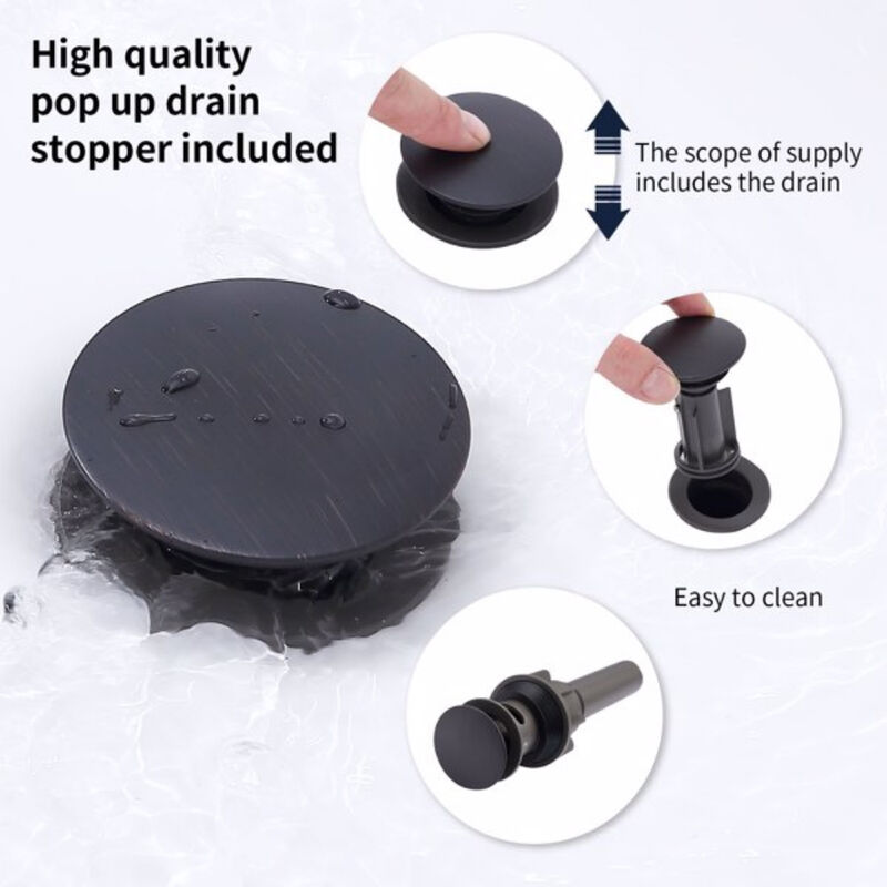 Widespread Oil-Rubbed Bronze Bathroom Faucet with 2 Handles for Stylish Vanity Sink