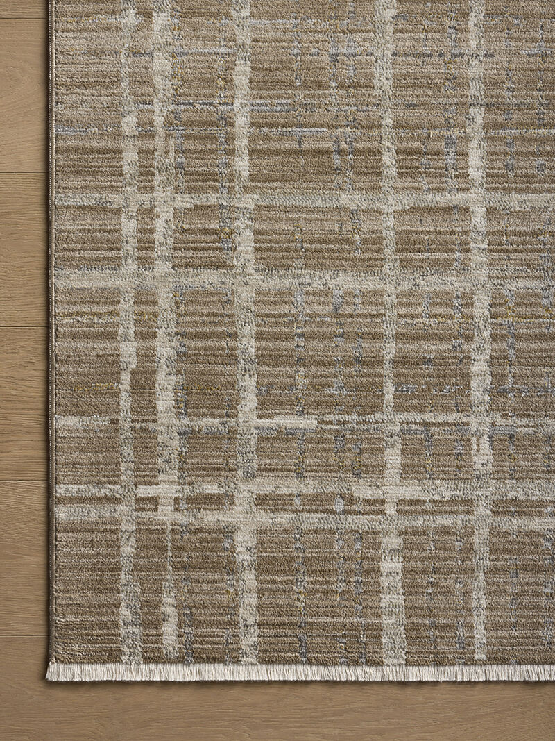 Wade WAE-05 Brown / Stone 7''10" x 10' Rug by Loloi II