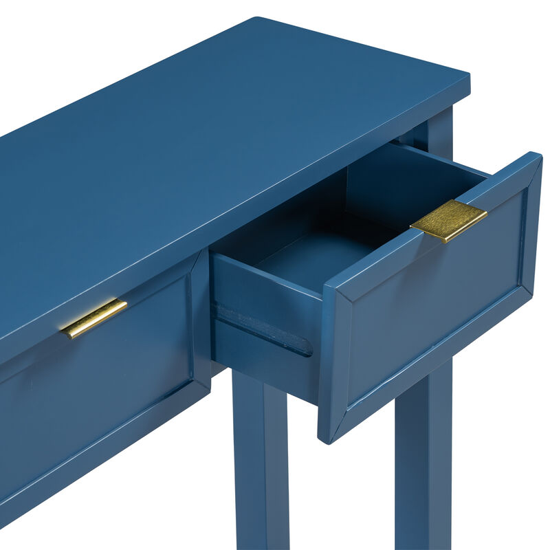 Merax Contemporary Entryway Console Table with 4 Drawers