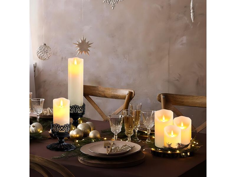 Antizer Candle Holders Set 3-4/5” Hight Elegant Iron Metal Candlesticks