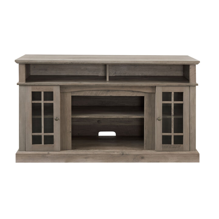 Modern TV Stand for 65" TV with Storage Space, Wash 58.25"x15.75"x32"