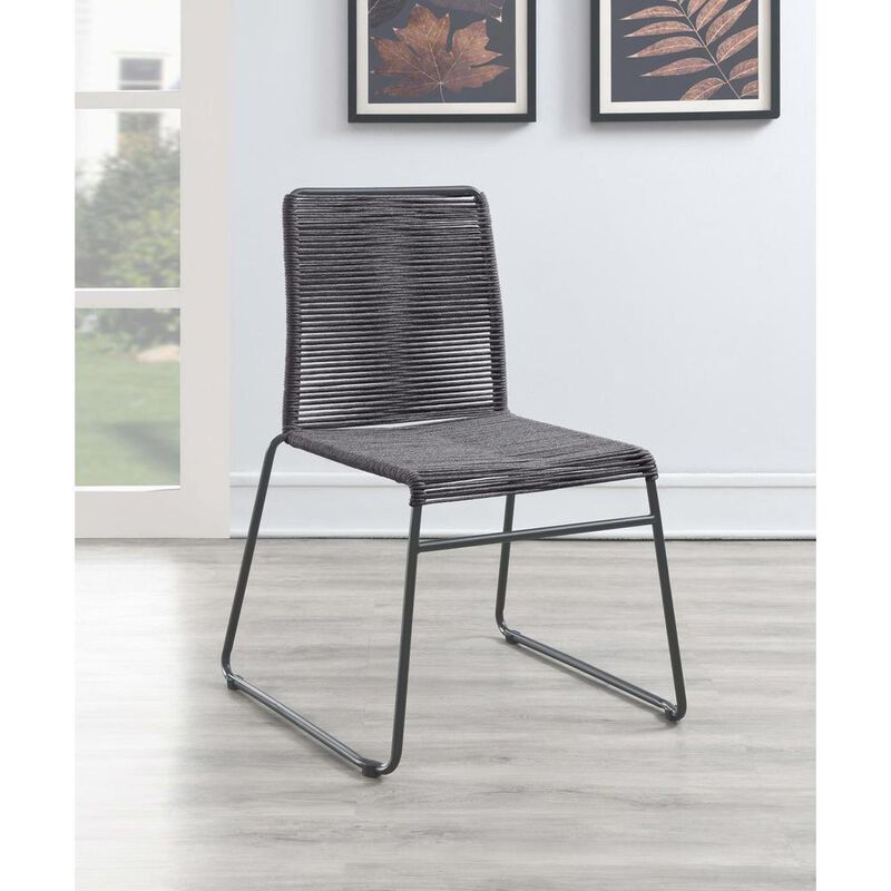 Jerome Upholstered Stackable Side Chairs (Set of 2)