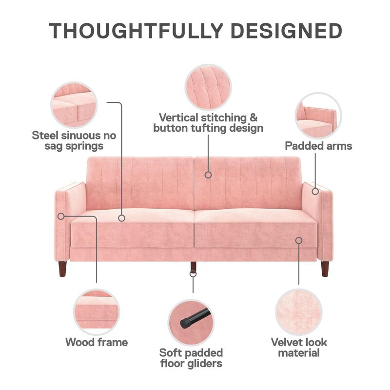 Levi Tufted Transitional Futon