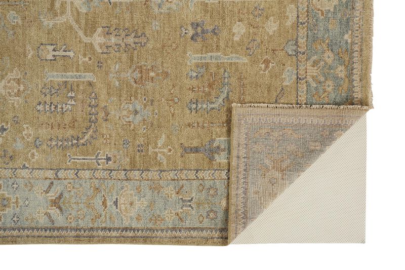 Carrington 6501F Gold/Blue/Gray 2' x 3' Rug