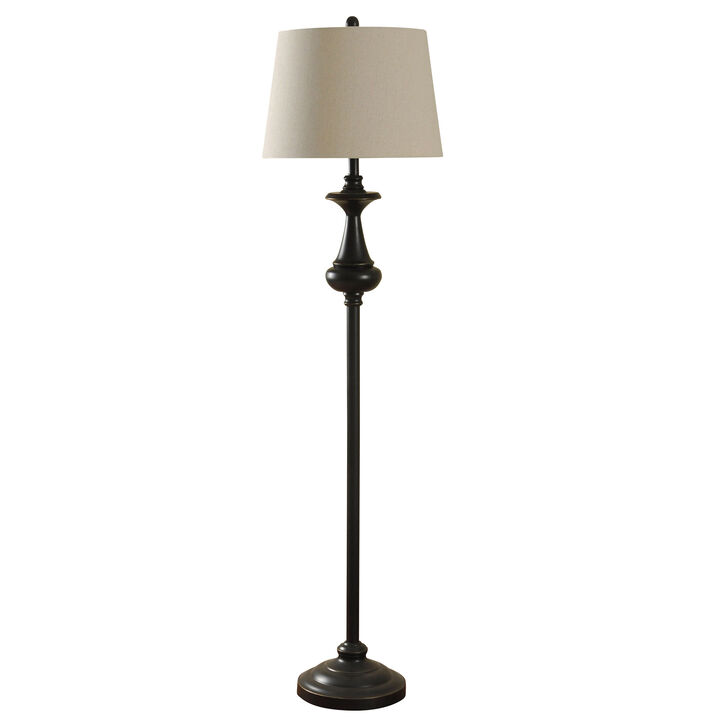 Bronze Metal Floor Lamp (Set of 2)