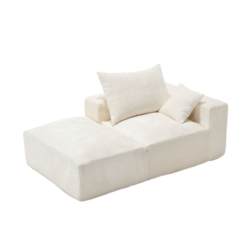 Merax Chenille 2-seat Lounging Sofa  Chair