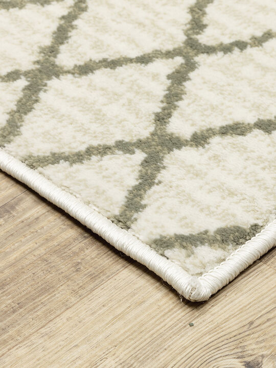 Georgia 1'10" x 7'6" Ivory Rug