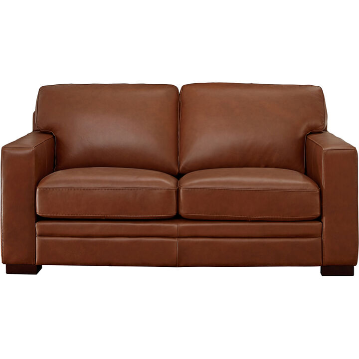 Dillon Top Grain Leather Loveseat