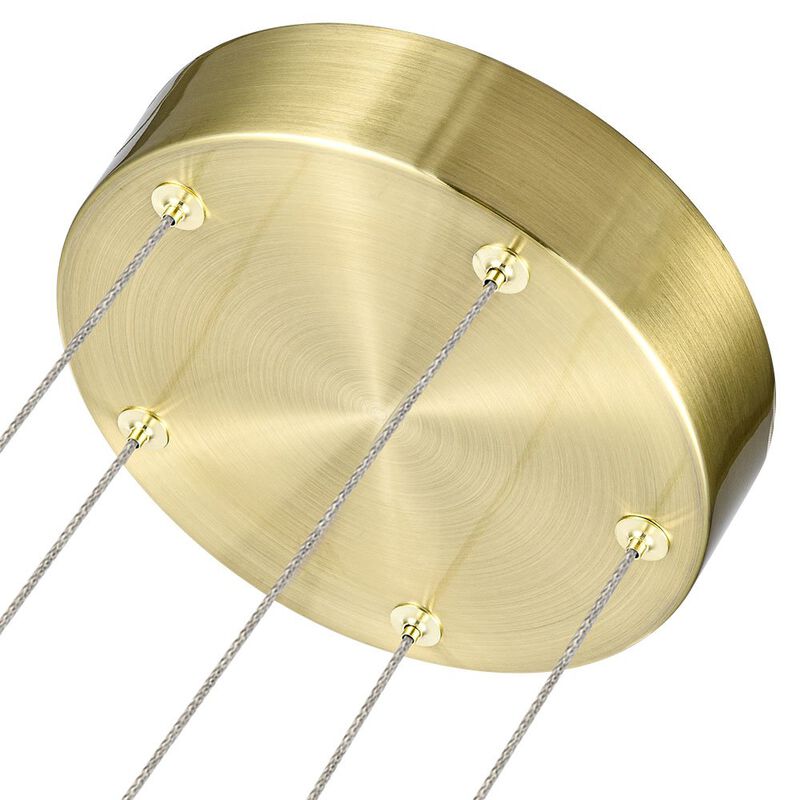 VONN Lighting 5-Light Pendant Lighting Height Adjustable Integrated LED Chandelier