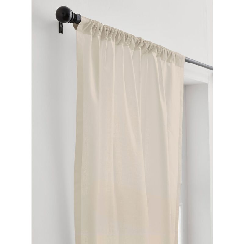 Solino Home Cotton Linen Curtain | Cotton Linen for Thanksgiving, Christmas