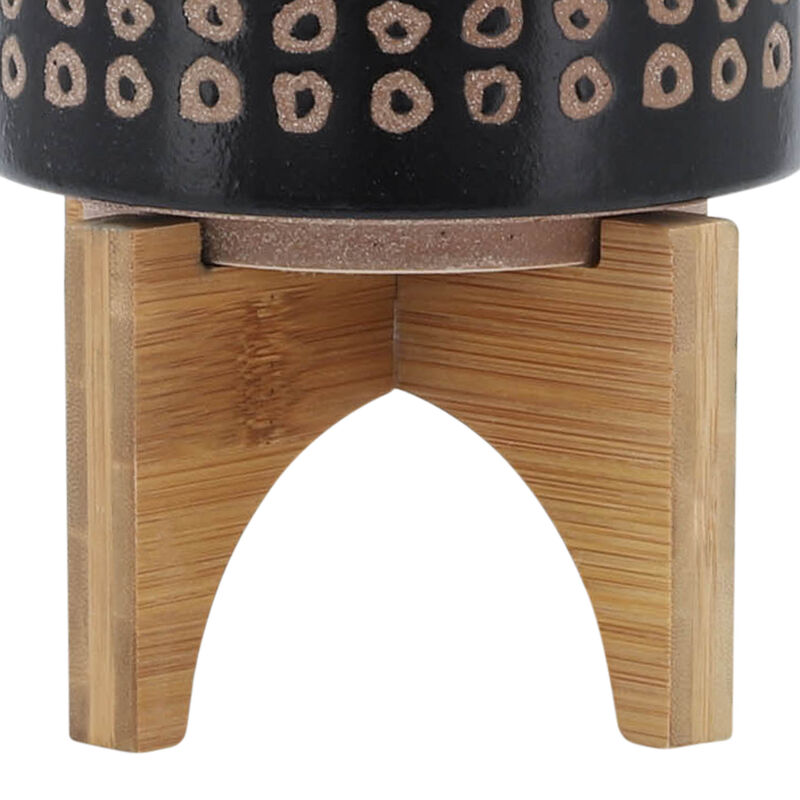 Ceramic 5" Planter On Stand