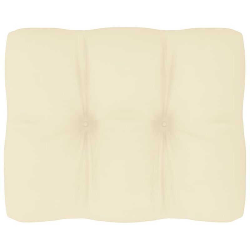 vidaX Pallet Sofa Cushion Cream 19.7"x15.7"x4.7"