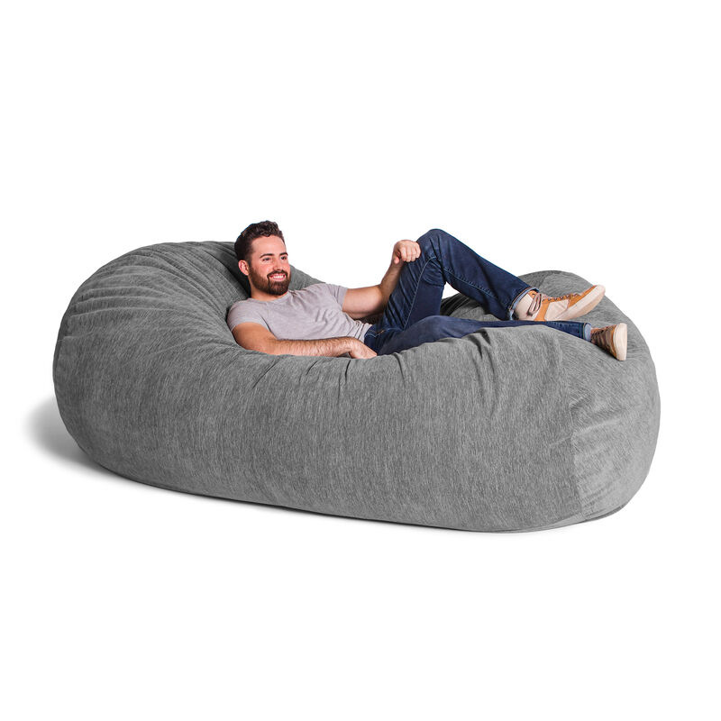 Jaxx 7 Foot Giant Bean Bag Sofa - Premium Chenille