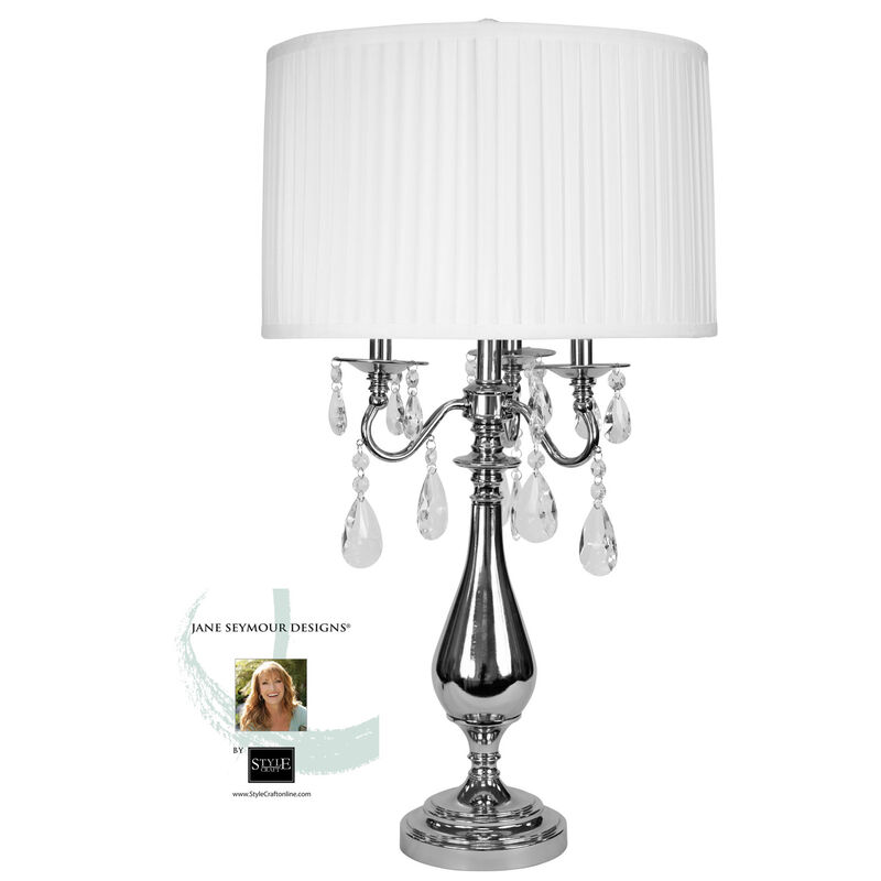 Round Jane Seymour Table Lamp (Set of 2)