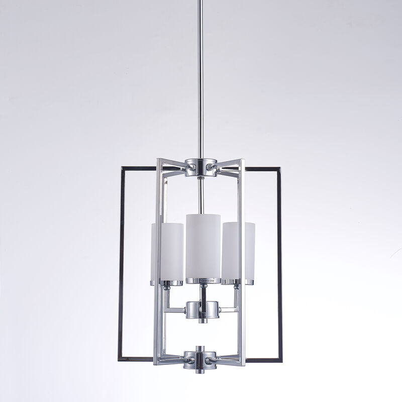 Pasargad Home Riva Collection Metal & Glass Chandelier Lights